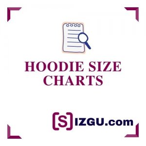 Hoodie size charts