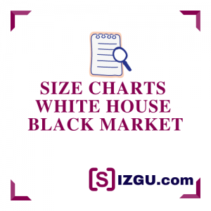 Size Charts White House Black Market