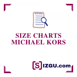 Size Charts Michael Kors