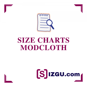 Size Charts ModCloth