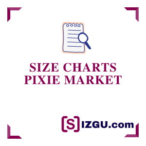 Size Charts Pixie Market