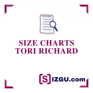 Size Charts Tori Richard