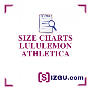 Size Charts lululemon athletica