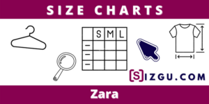 Size Charts Zara